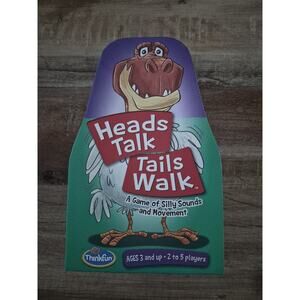 Heads Talk Tails Walk Ages 3+ Think Fun Complete Board Game